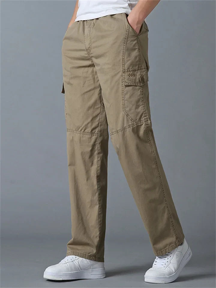 NEW ARIVALS MEN CASUAL STRAIGHT TROUSER PANTS (PACK 2)