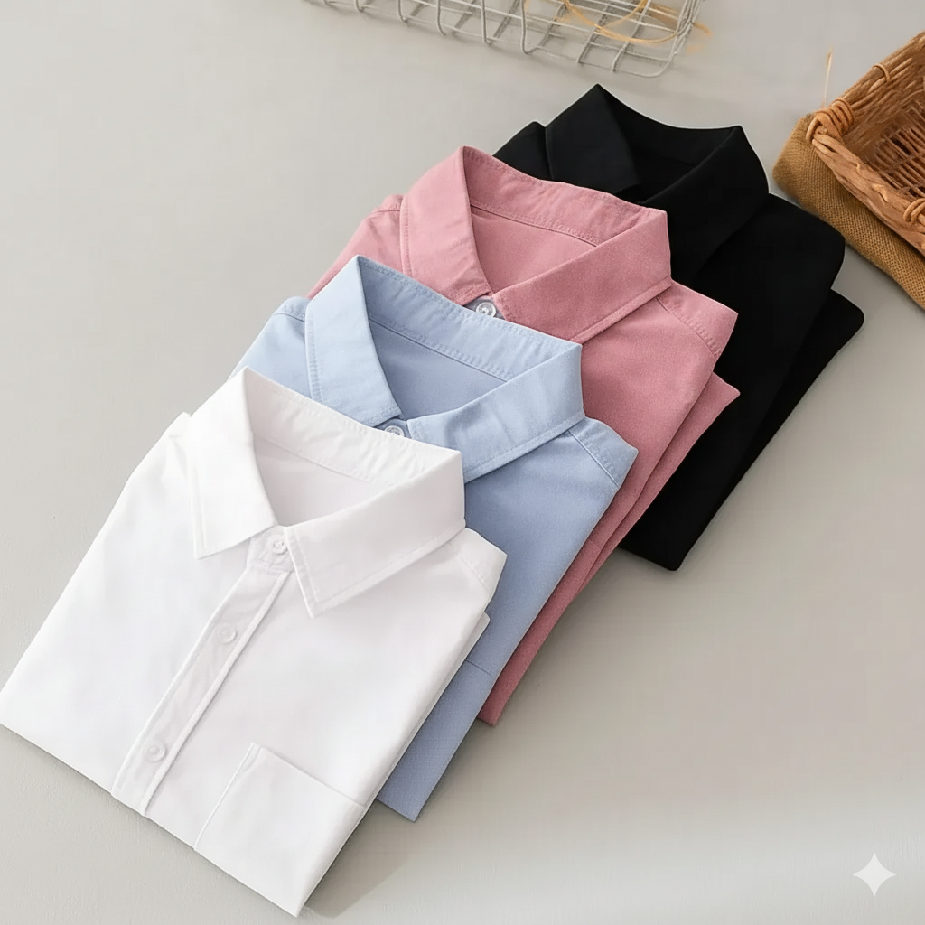New Premium Cotton Full sleeves Shirts (Pack of 4)