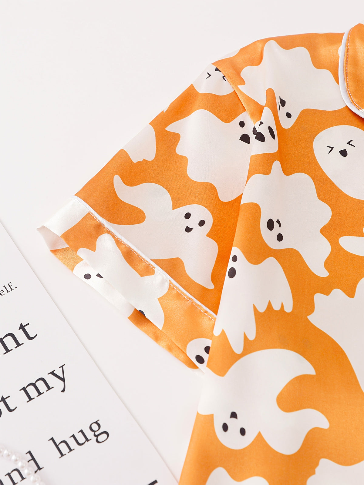 Spooky Ghost Vibes Nightwear Set (3-Piece Combo)