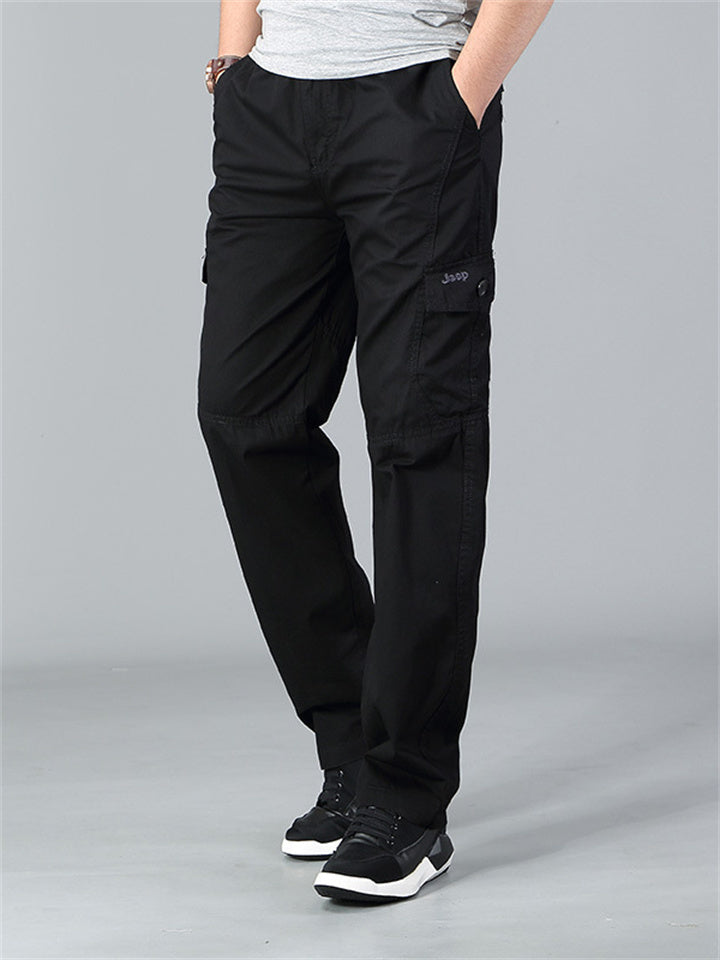 NEW ARIVALS MEN CASUAL STRAIGHT TROUSER PANTS  (PACK 2)