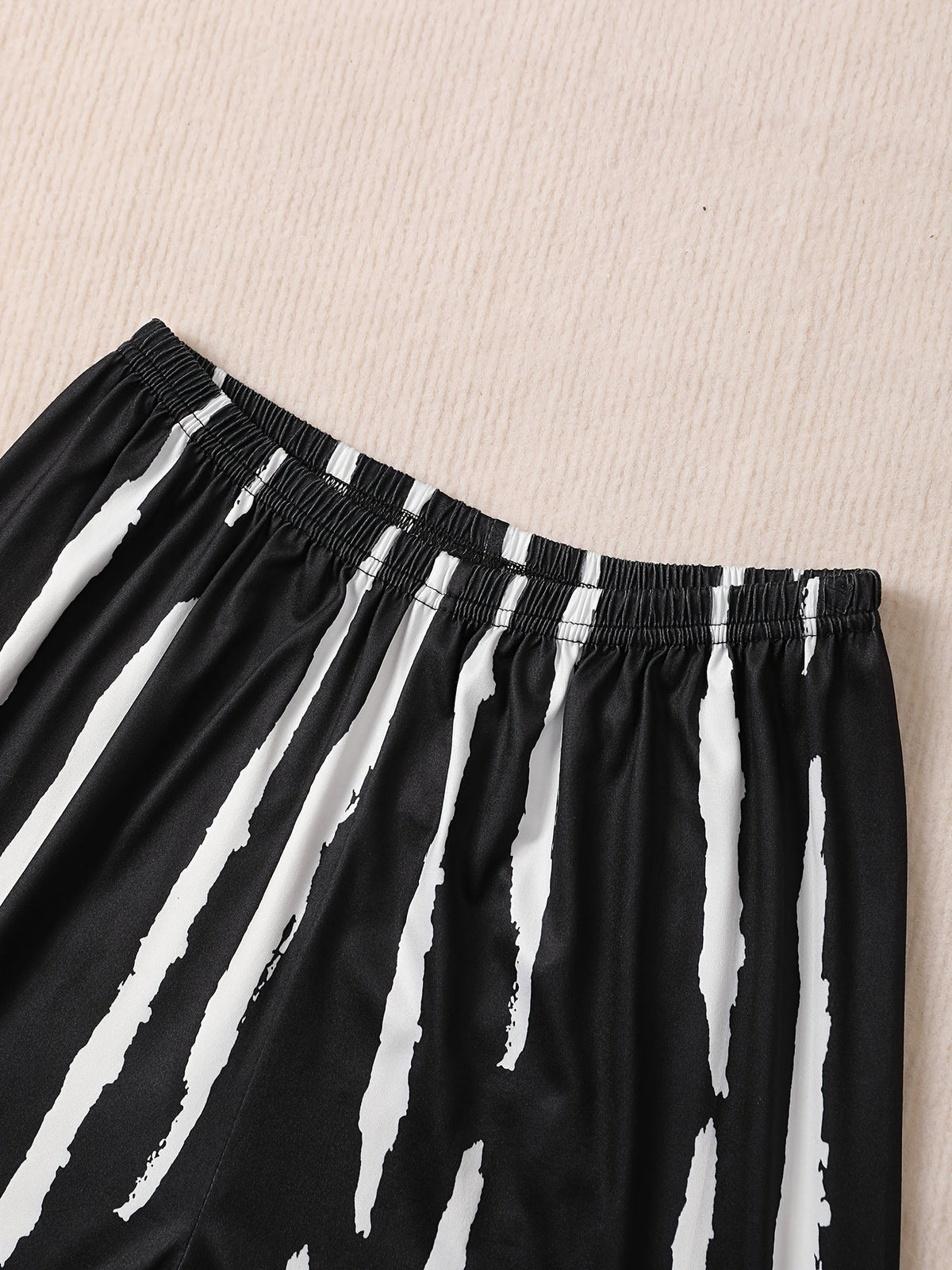 Midnight Stripes Nightwear Set (3-Piece Combo)