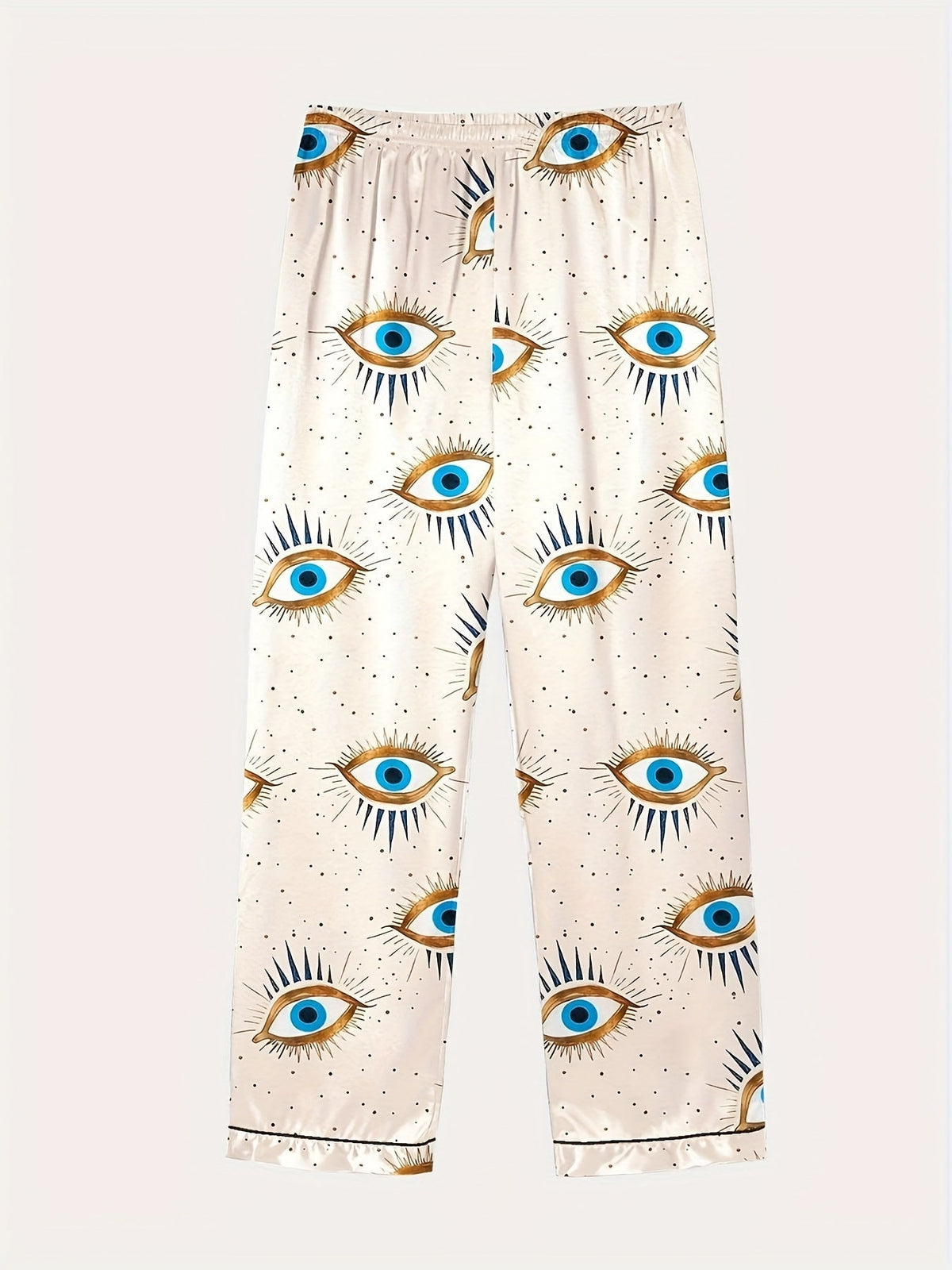 Mystic Eye Printed Nightwear Set (3-Piece Combo)