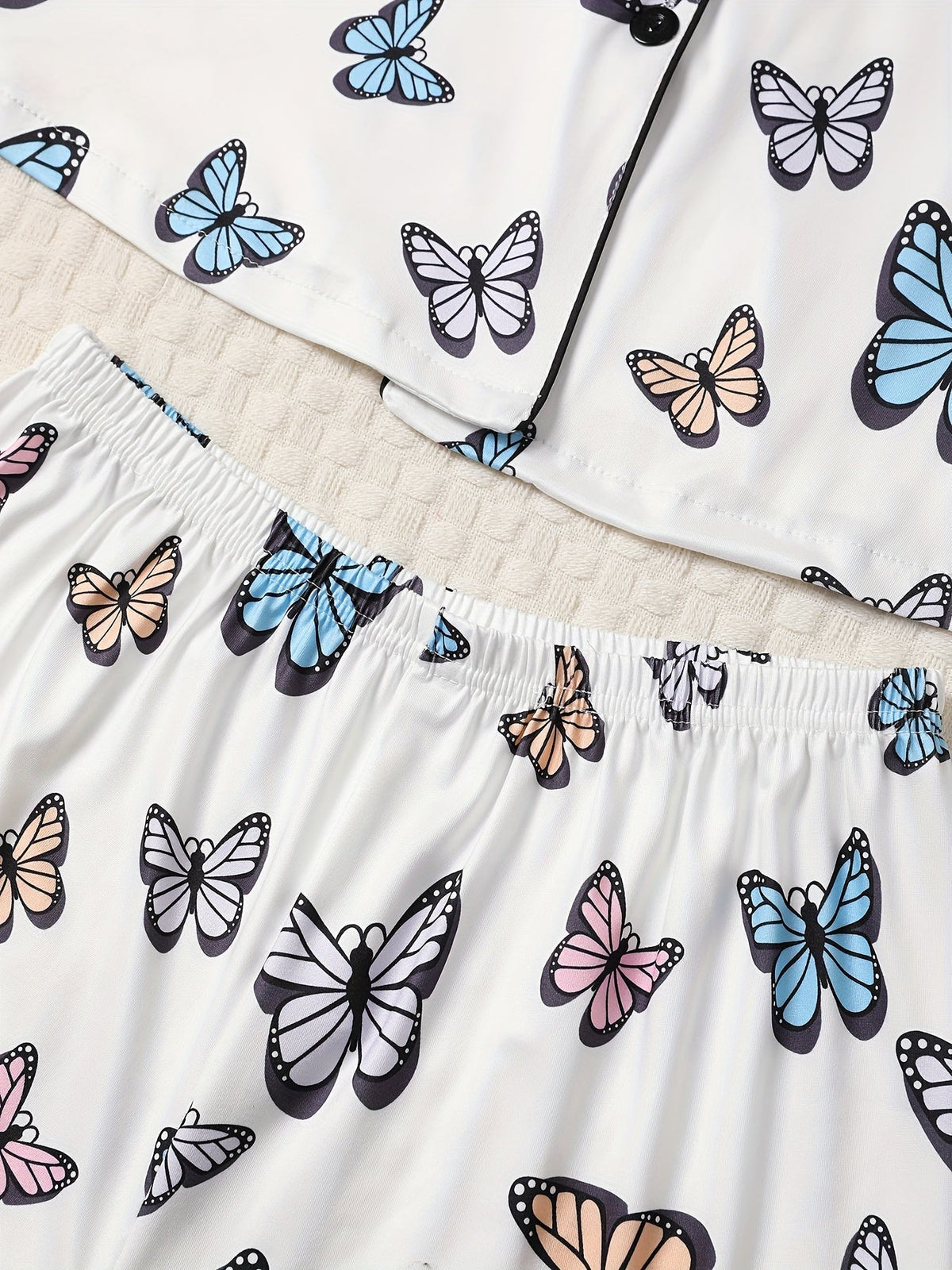 Butterfly Bliss Nightwear Set (3-Piece Combo)