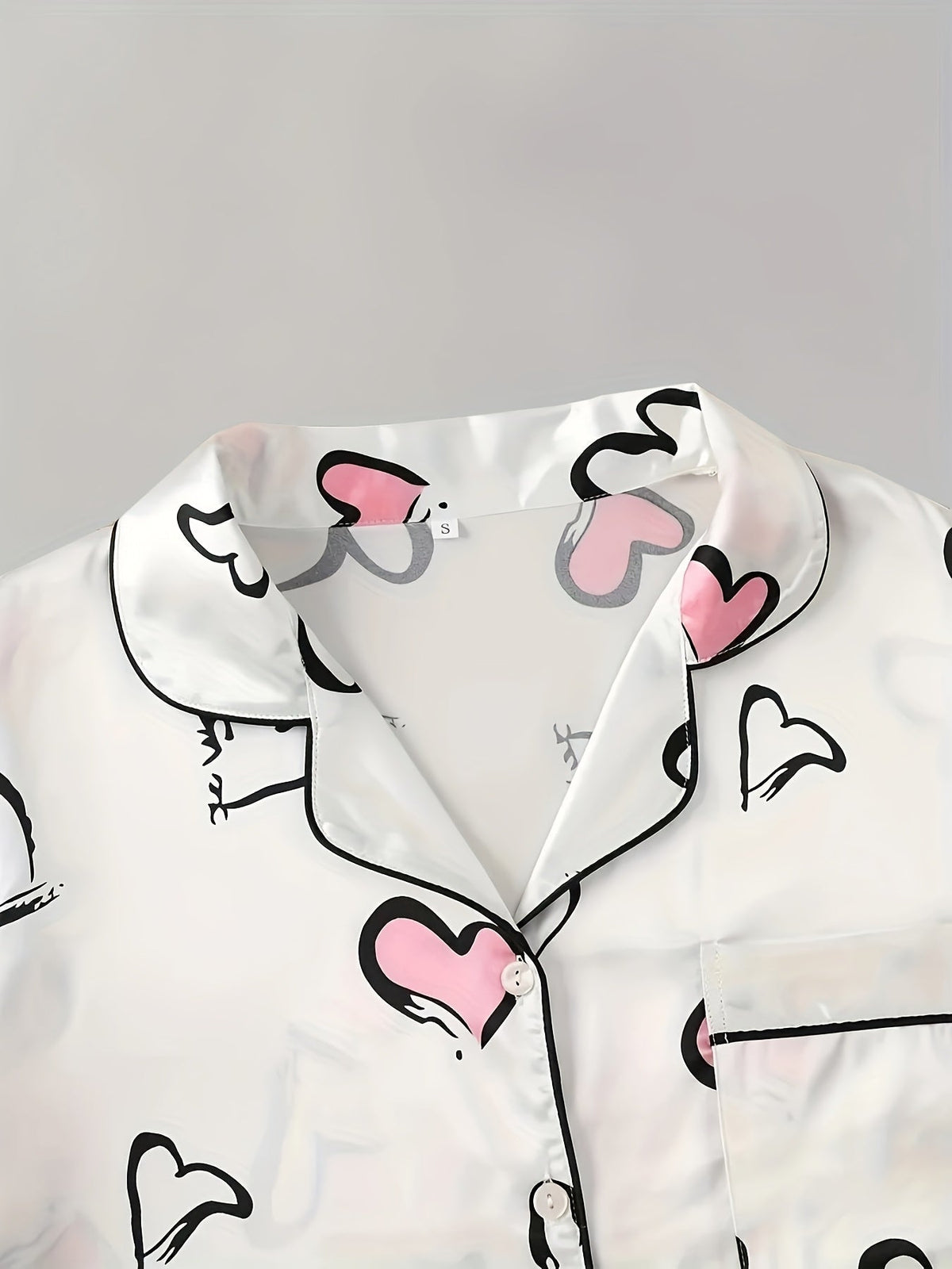 Sweetheart Satin Nightwear Set (3-Piece Combo) 💕✨