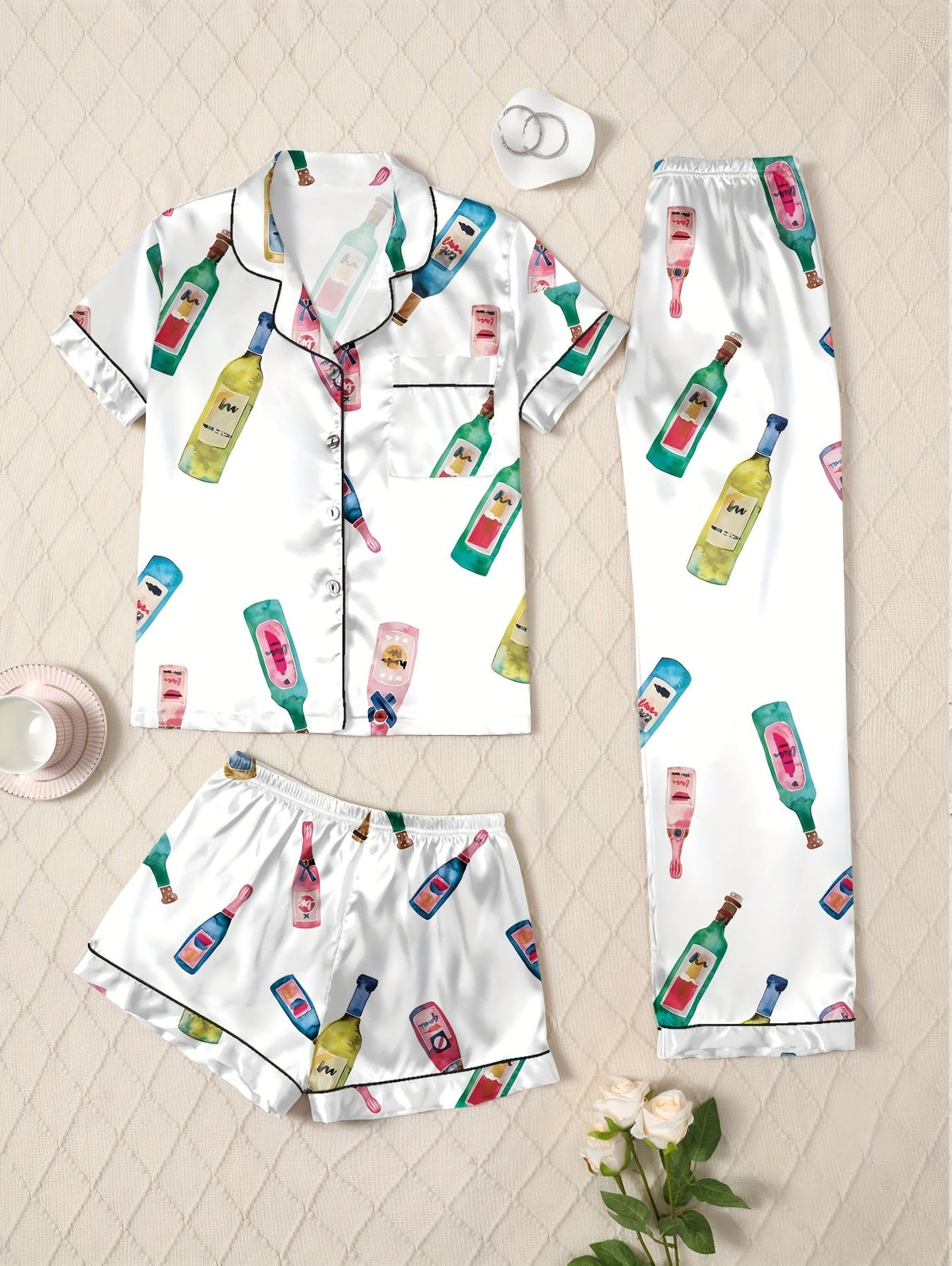 Cheers to Comfort Nightwear Set (3-Piece Combo)