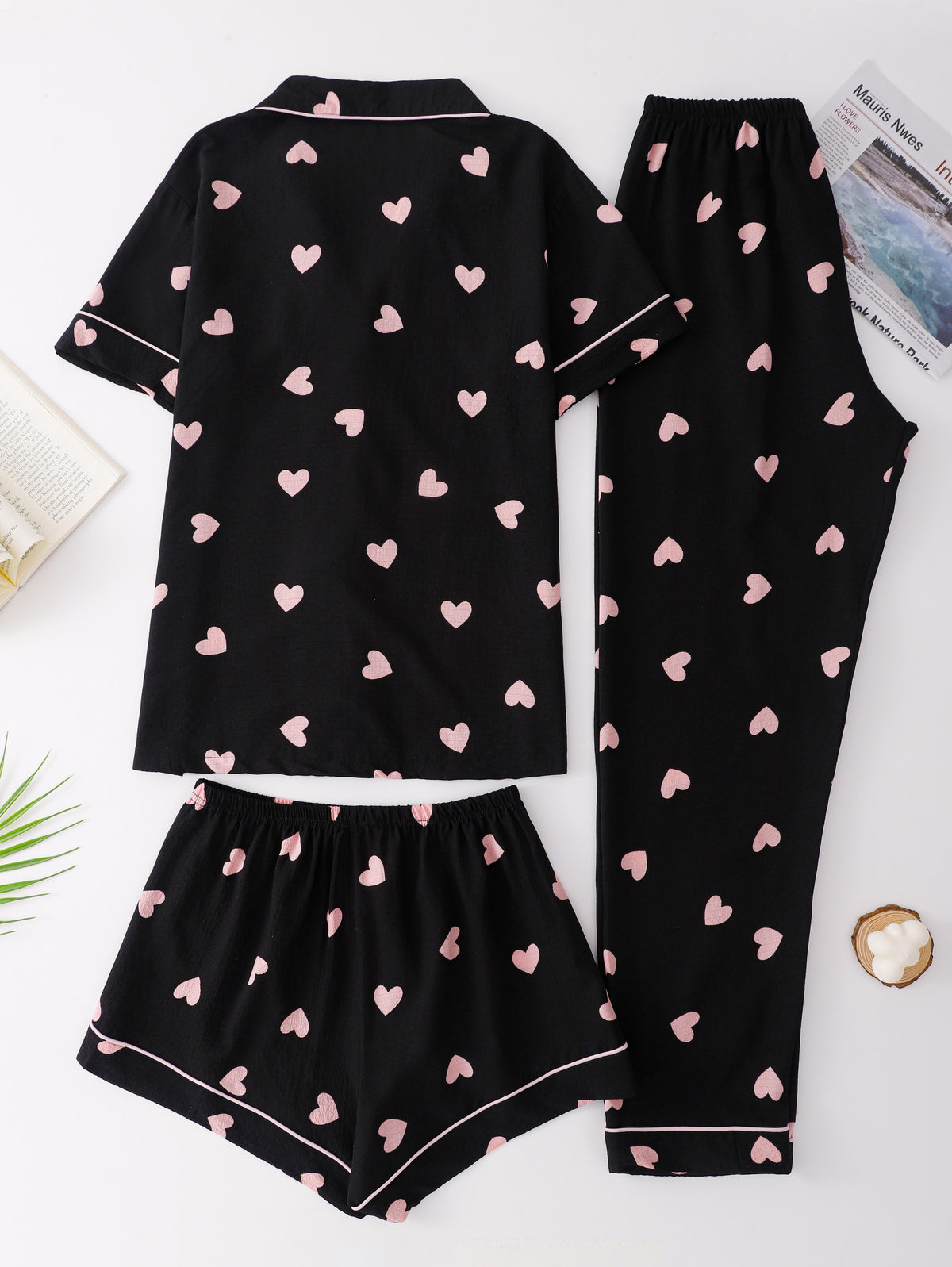 Sweetheart Dreams Pajama Set 🖤💗