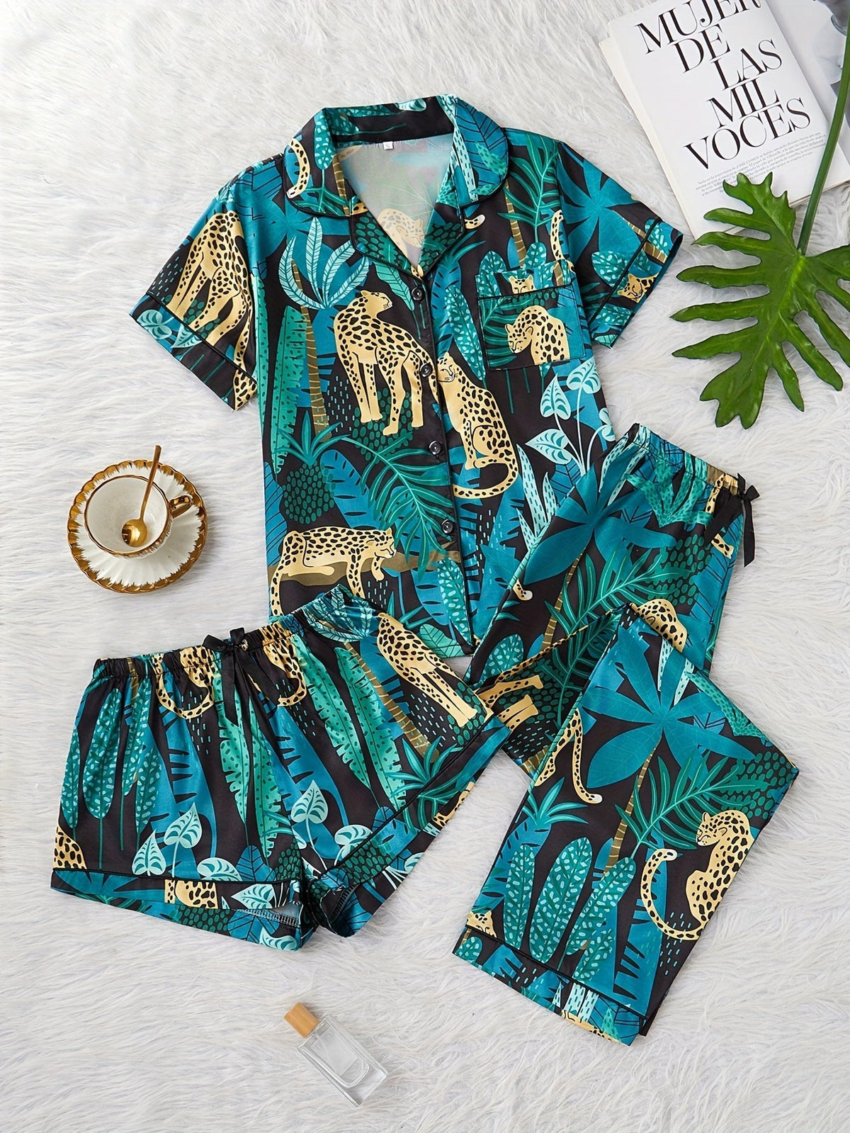 Jungle Safari Nightwear Set (3-Piece Combo)