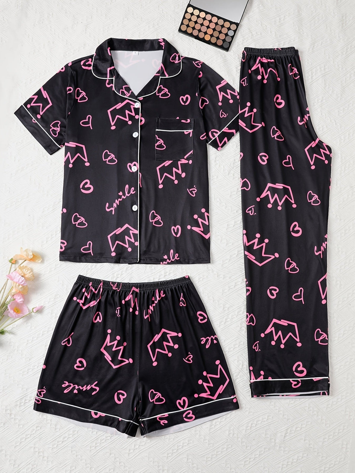 Queen Vibes Pajama Set 👑✨