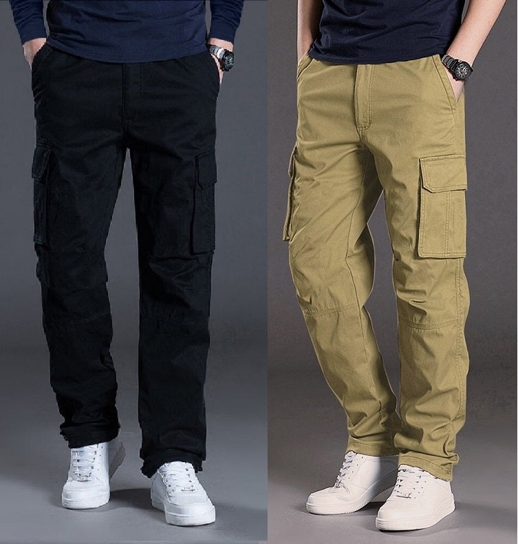 MEN TRENDY SUMMER CARGO PANTS  (COMBO OF 2)