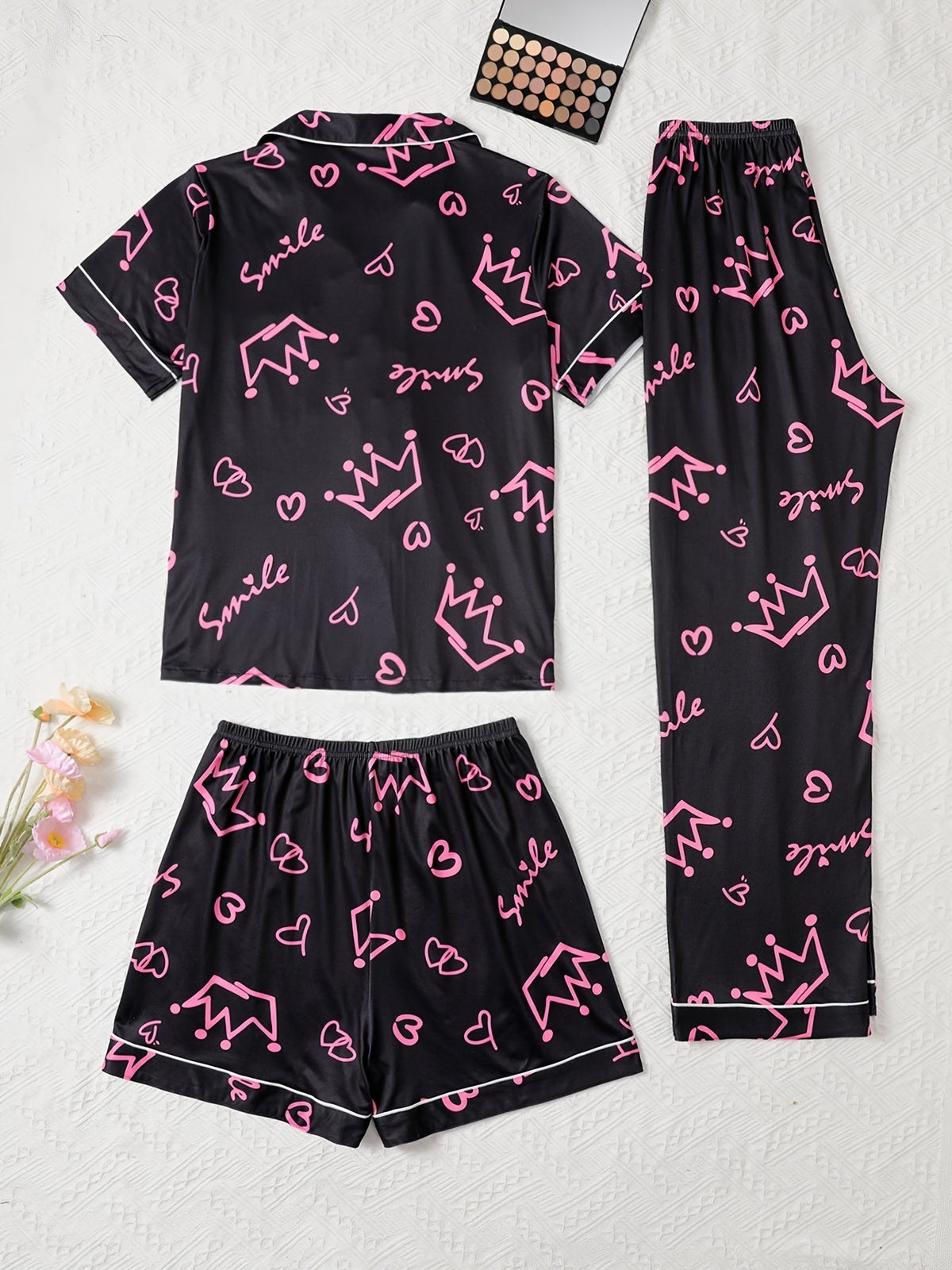 Queen Vibes Pajama Set 👑✨