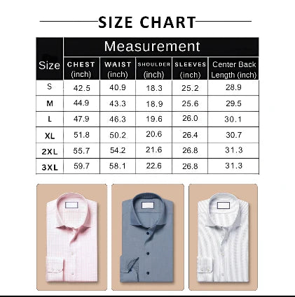 3-Pack of Premium Cotton Shirt  Combo