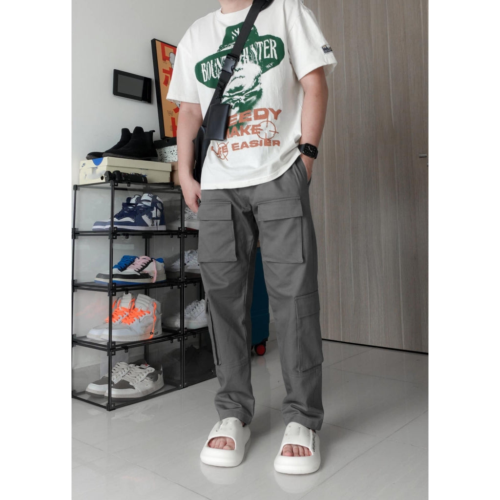 MEN SUMMER CARGO TROUSER PANTS  (Pack- 2)